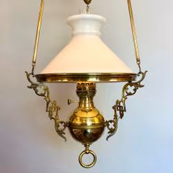 Häftig takfotogenlampa i mässing 20'''