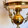 Häftig takfotogenlampa i mässing 20'''