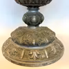 Urnformad fotogenlampa i zink 14'''