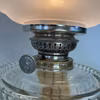 Magnifik nicklad fotogenlampa 14'''