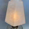Magnifik nicklad fotogenlampa 14'''