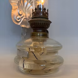 Väggfotogenlampa 8''' med snäckreflektor