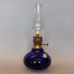 Mörkblå liten oljelampa 3'''