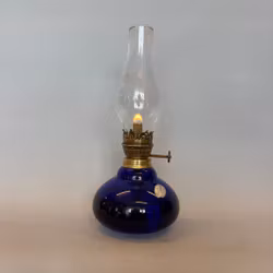 Mörkblå liten oljelampa 3'''