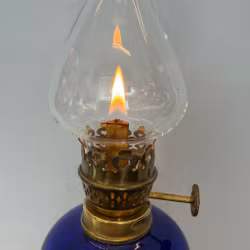 Mörkblå ståtlig oljelampa 3'''