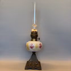 Bordsfotogenlampa "rosor" 15'''