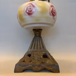 Bordsfotogenlampa "rosor" 15'''