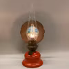 Liten patinerad fotogenlampa i plåt 6'''