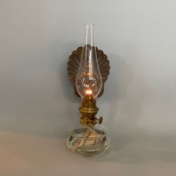 Väggfotogenlampa med snäckreflektor 8'''