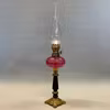 Rosa liten Empire-fotogenlampa 7'''