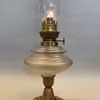 Bordsfotogenlampa frostat oljehus 10'''