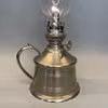Bordsfotogenlampa i tenn/nickel 6'''