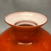 233 235 mm 23,5 cm vestaskärm orange oranga orangea glas lampskärm fotogenlampa