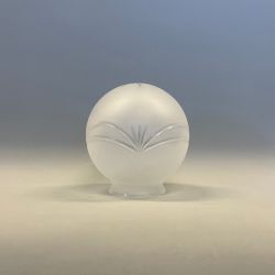 80 mm krage - Klotkupa frostad slipad 14 cm