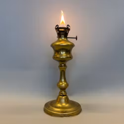 Gardonlampa 23 cm i mässing med fribrännare