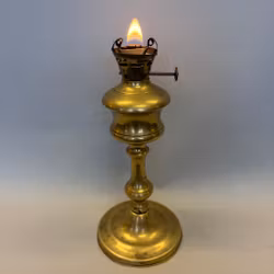 Gardonlampa 23 cm i mässing med fribrännare