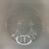 252 mm - Glasskärm med slipad stjärna (äldre)