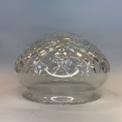 176 mm (180) - Ampelglas glasklart slipat mönster (äldre)