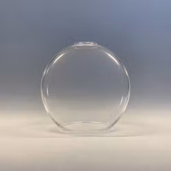 Halvklotkupa glasklar 20 cm (hål Ø 46 mm)