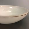 Skålskärm med guldkant 20 cm (hål Ø 42 mm)