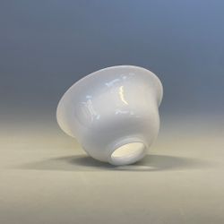 60 mm krage - Klockskärm opalvit 15 cm