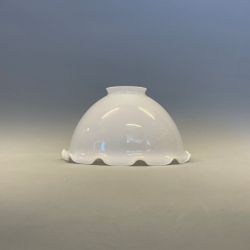 60 mm krage - Volangskärm opalvit 16 cm