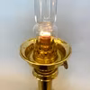 Harnisch mässingsfotogenlampa med fullriggare 10'''