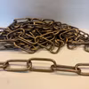 Större klassisk järnkedja (patinerad mässing) 20x49 mm