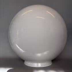 150 mm krage - Glaskupa opalvit 30 cm
