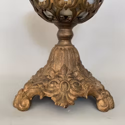 Bordsfotogenlampa i korgmodell på fot 14'''