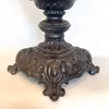Bordsfotogenlampa i korgmodell på fot 10'''
