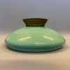 347 mm (350) - Kragskärm celadon med mässingskrage (äldre)