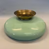 349 mm (350) - Kragskärm celadon med mässingskrage (äldre)