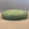349 mm (350) - Kragskärm celadon med mässingskrage (äldre)