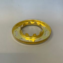 Kupring till fotogenlampa mässing (Ø 42 mm - 72 mm) - Passar 10''' brännare