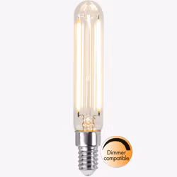 LED E14 lång smal tubformad glödlampa 3,3 watt