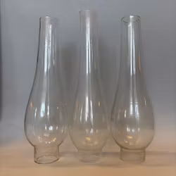 34-35 mm - lampglas diverse stämplade 5''' lök (antika)