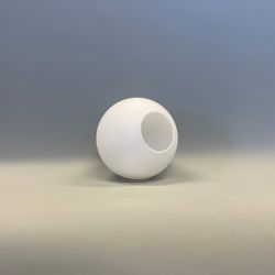 Klotkupa matt opalvit 12.5 cm (hål Ø 50 mm)