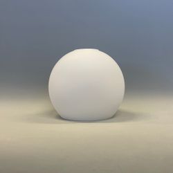 Halvklotkupa matt opalvit 16 cm (hål Ø 47 mm)