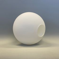 Klotkupa matt opalvit 20 cm (hål Ø 65 mm)