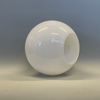 Halvklotkupa blank opalvit 20 cm (hål Ø 46 mm)