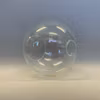 Halvklotkupa glasklar 20 cm (hål Ø 46 mm)