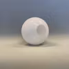 Klotkupa blank opalvit 15 cm (hål Ø 55 mm)