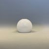 Halvklotkupa blank opalvit 12 cm (hål Ø 30 mm)
