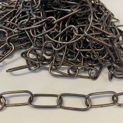 Stor klassisk järnkedja (patinerad) 15x33 mm