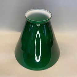120 mm krage - Konad mörkgrön glasskärm (23 cm hög)