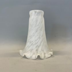 46-50 mm smal krage - Liljanskärm vitmelerad