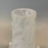 46-50 mm smal krage - Liljanskärm vitmelerad