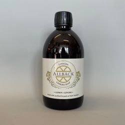 Linsåpa med doft: citron/ingefära - Linoljesåpa 0,5 liter