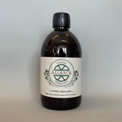 Linsåpa med doft: enbär/bergamott - Linoljesåpa 0,5 liter